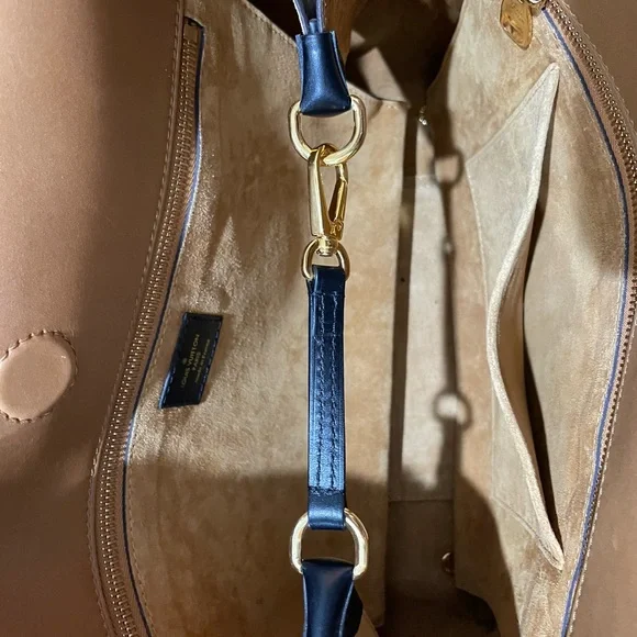 Louis Vuitton Monogram Cuir Orfevre Tote W PM Noisette - Picture 9 of 11